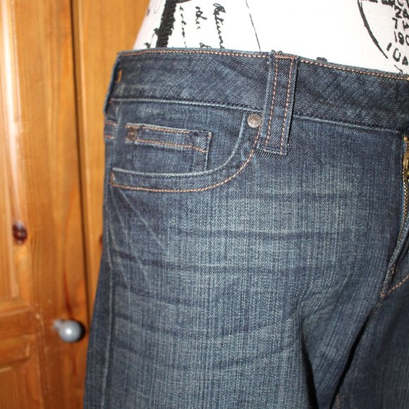 Refuge Ultra Low Rise Skinny  Boot Cut Denim Long Inseam Size 13 NWT - Picture 2 of 15
